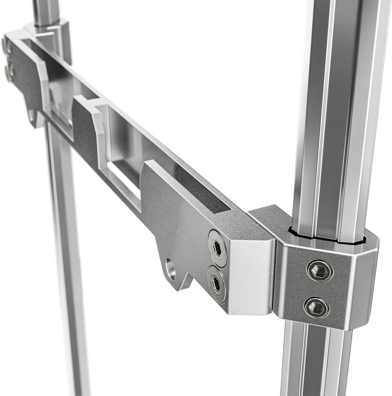 Alpha Engineered سكة أدوات متوافقة مع صندوق أدوات ميلووكي باك آوت - تركيب جانبي باك آوت لنظام سكة باك آوت ميلووكي - يركب نصف حجم باك آوت وإكسسوارات باك آوت - فضي - Image 1
